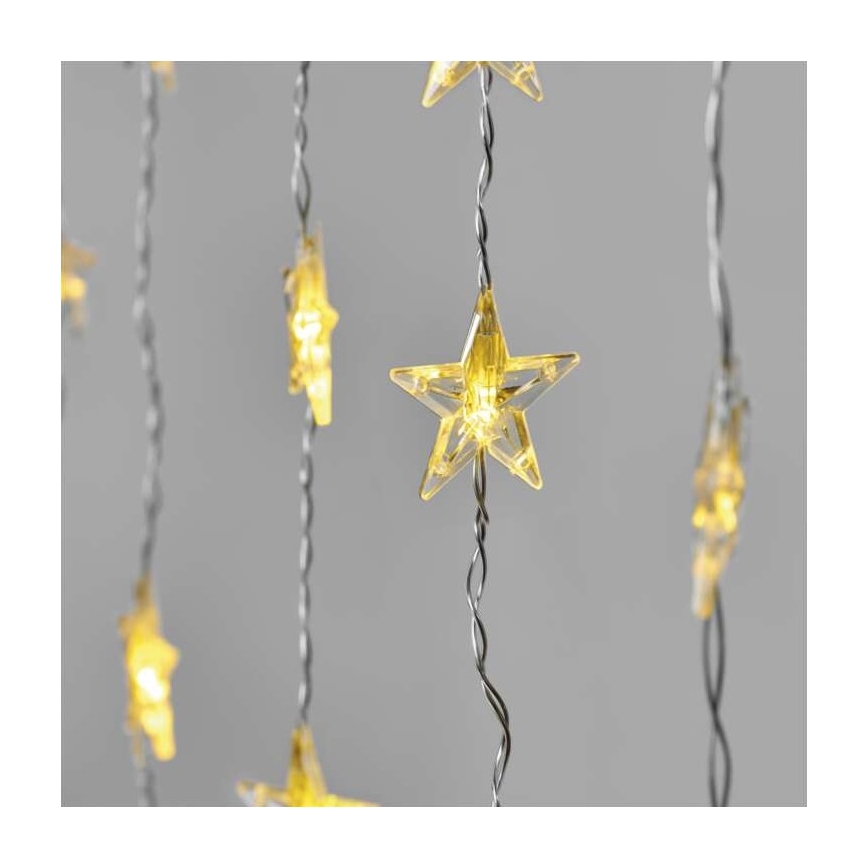 LED Kerst buitenketting 30xLED/3,9m IP44 sterren