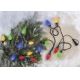 LED Kerst buitenketting 50xLED/8 standen 14,8m IP44 multicolor