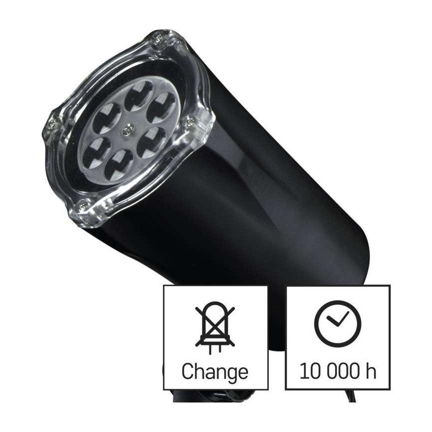 LED kerst buitenprojector LED/3,6W/230V IP44 koel wit