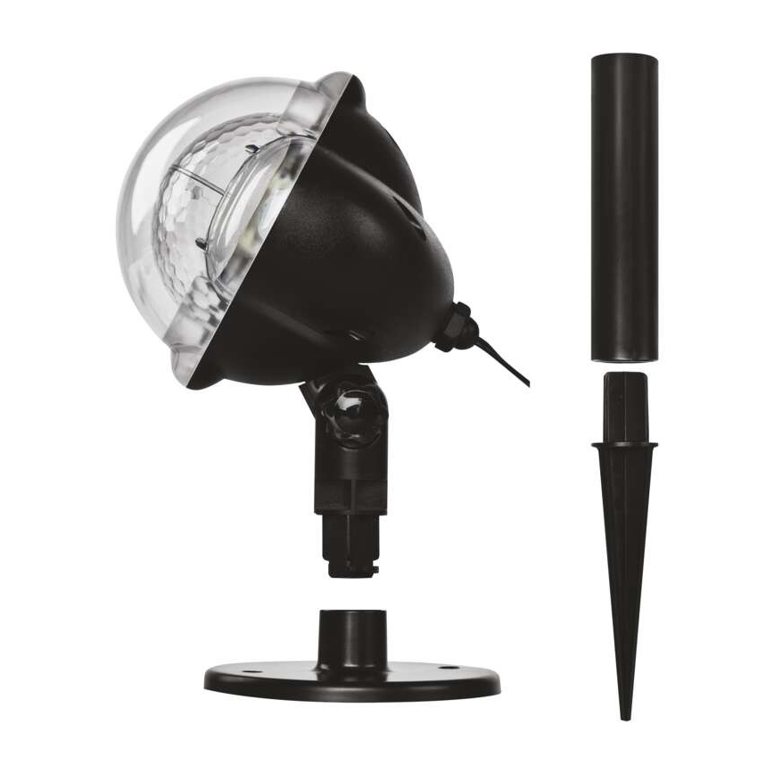 LED kerst buitenprojector LED/4W/230V IP44 warm/koel wit