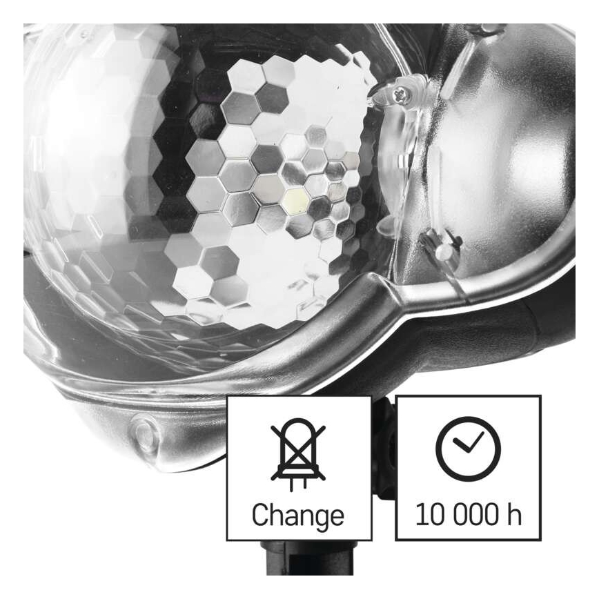 LED kerst buitenprojector LED/4W/230V IP44 warm/koel wit
