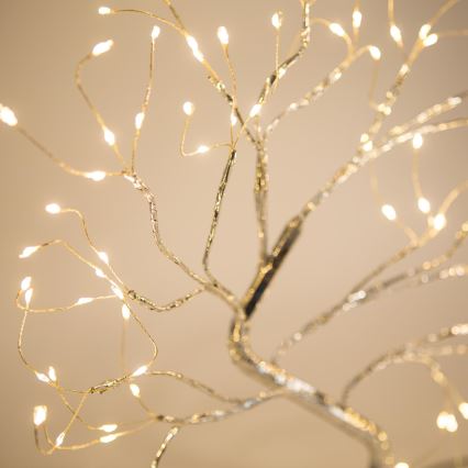 LED Kerst Decoratie 102xLED/3xAA warm wit