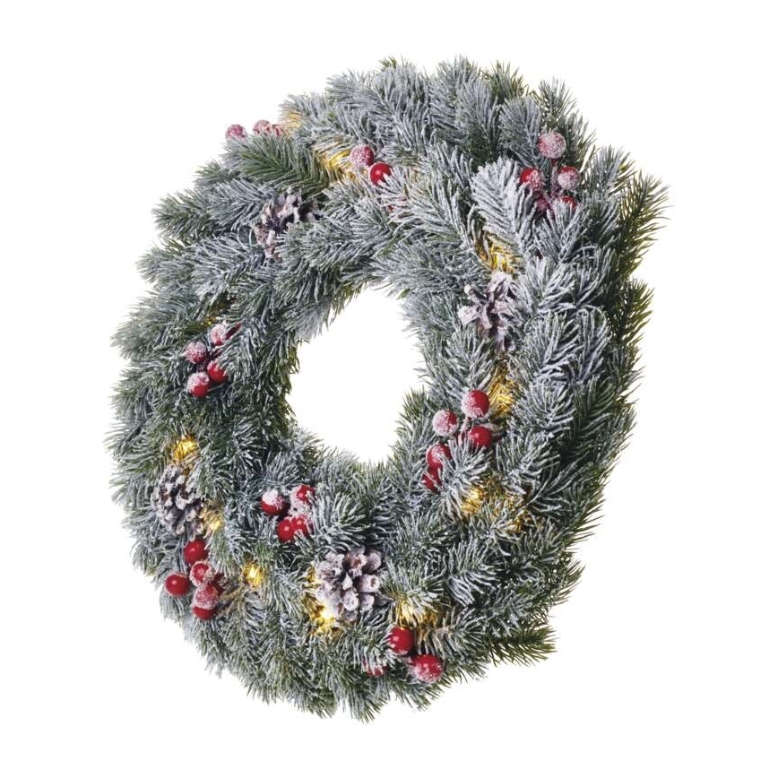 LED Kerst Decoratie 20xLED/2xAA d. 38 cm