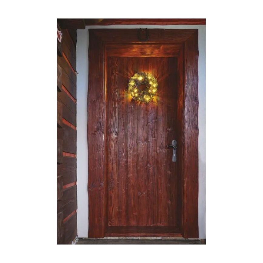 LED Kerst Decoratie 20xLED/2xAA d. 38 cm