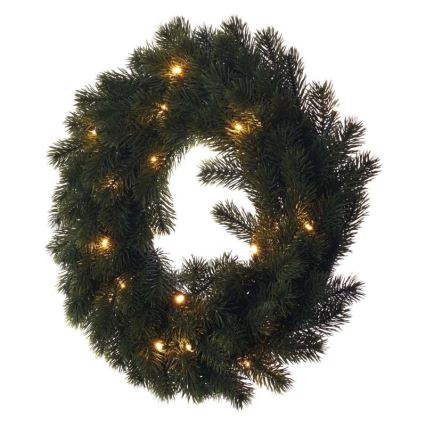 LED Kerst Decoratie 20xLED/2xAA d. 40 cm