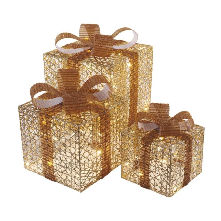 LED Kerst Decoratie 72xLED/1,35W/230V goud