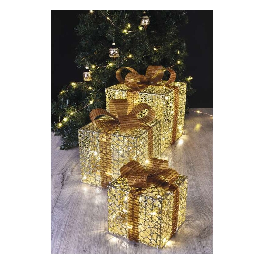 LED Kerst Decoratie 72xLED/1,35W/230V goud