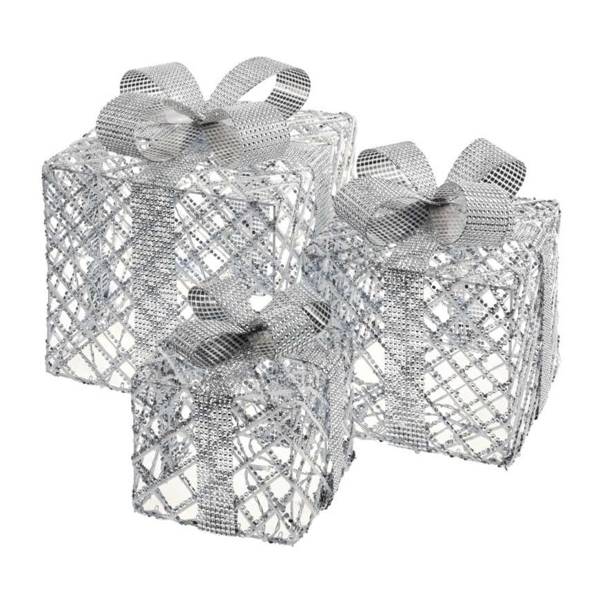 LED Kerst Decoratie 72xLED/1,35W/230V zilver