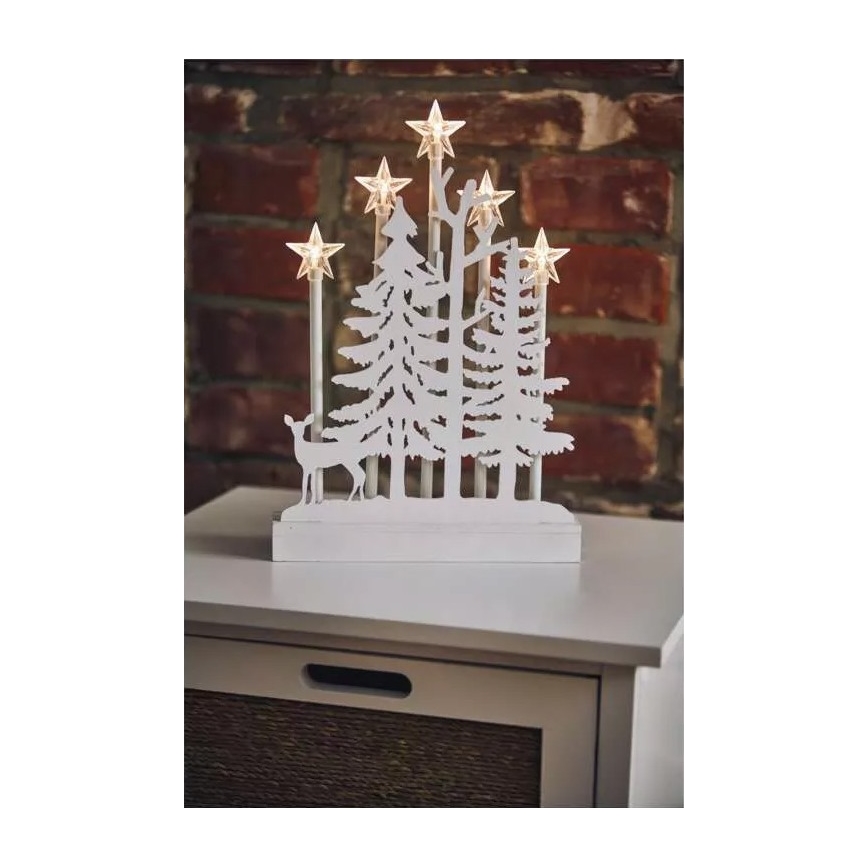 LED Kerst Decoratie LED/2xAA warm wit