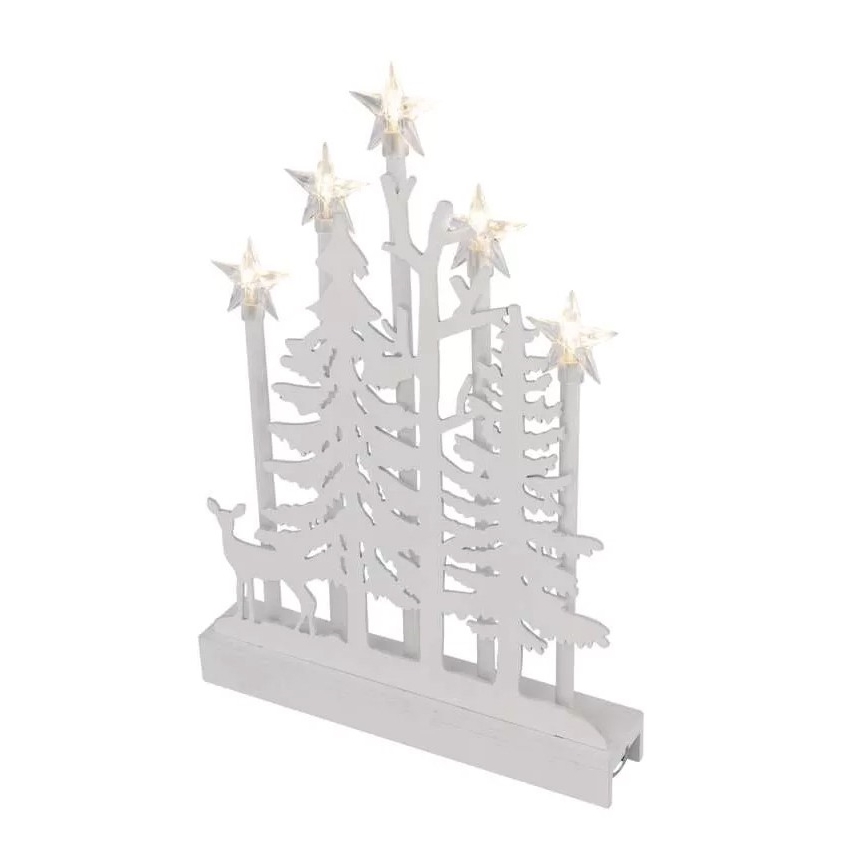 LED Kerst Decoratie LED/2xAA warm wit