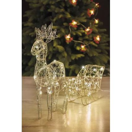 LED Kerst Decoratie LED/3xAA warm wit