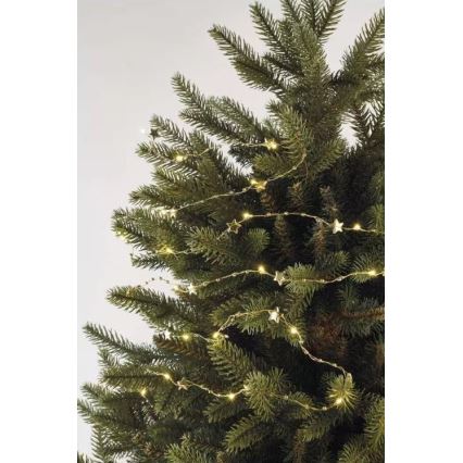 LED Kerst Lichtketting 20xLED/2xAA 2,2 m warm wit