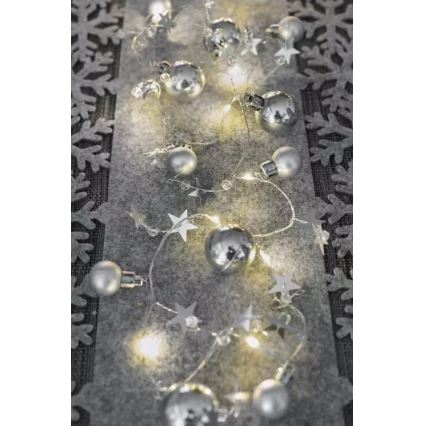 LED Kerst Lichtketting 20xLED/2xAA 2,2 m warm wit