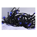 LED Kerst Lichtketting 20xLED/3xAA 3,3m blauw