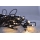 LED Kerst Lichtketting 50xLED/8 functies/3xAA 8m IP44 warm wit