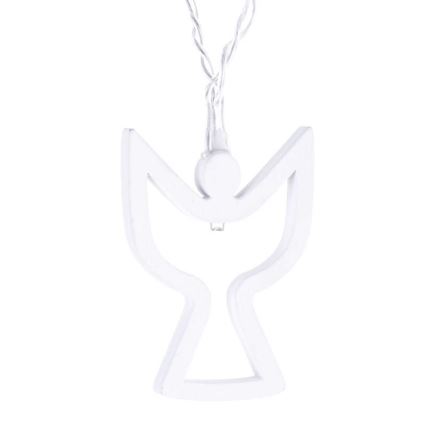 LED Kerst Lichtketting CHAIN 10xLED/2xAA 1,85m warm wit