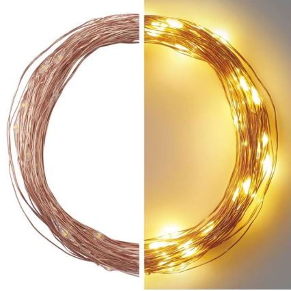 LED Kerst Lichtketting voor Buiten 100xLED/15m IP44 warm wit