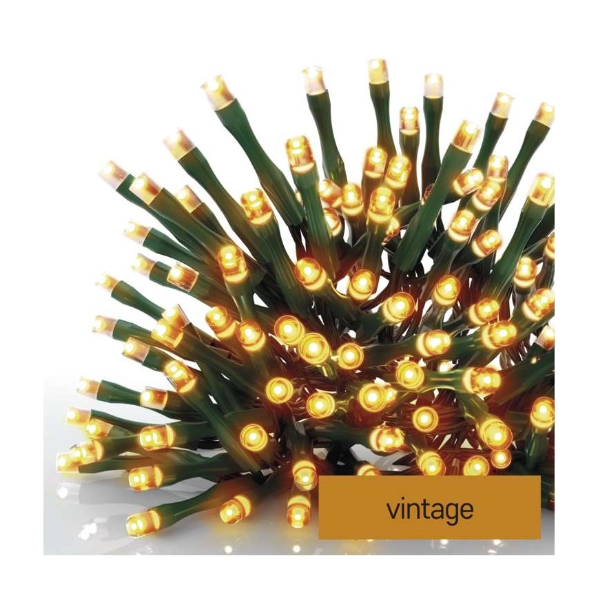 LED Kerst Lichtketting voor Buiten 120xLED/17m IP44 vintage