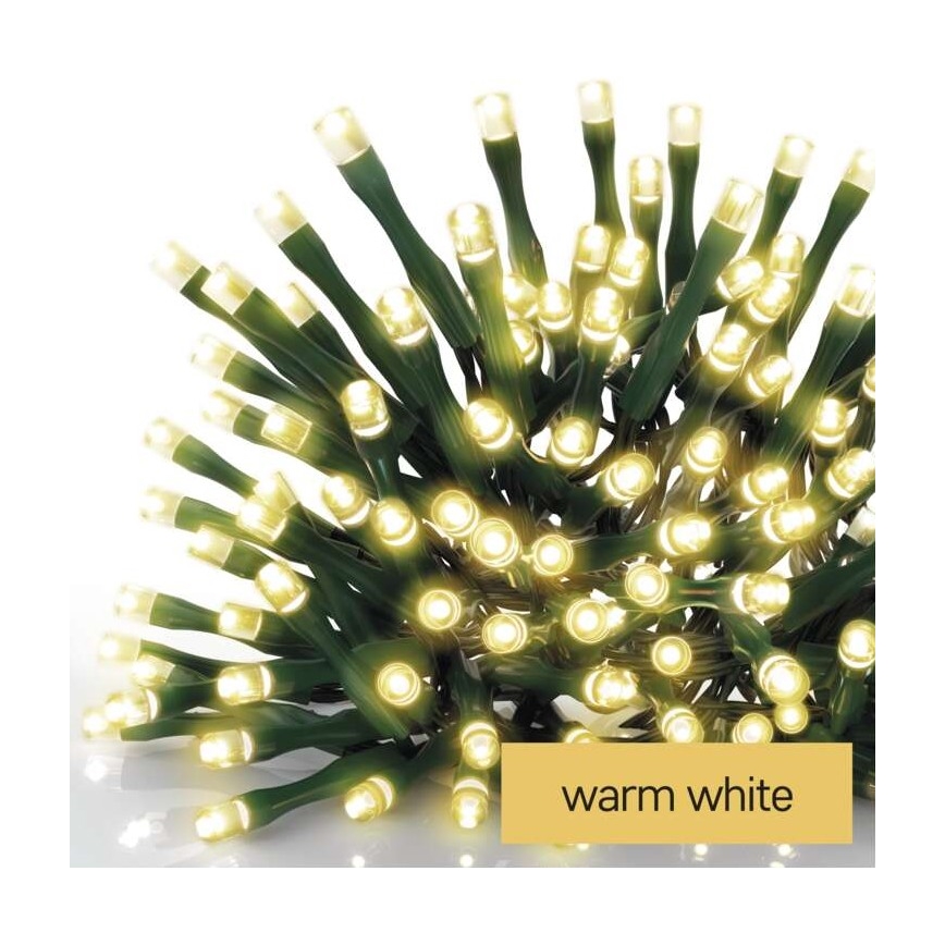LED Kerst Lichtketting voor Buiten 120xLED/8 modi 17m IP44 warm wit