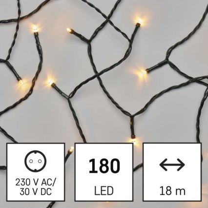 LED Kerst Lichtketting voor Buiten 180xLED/23m IP44 vintage