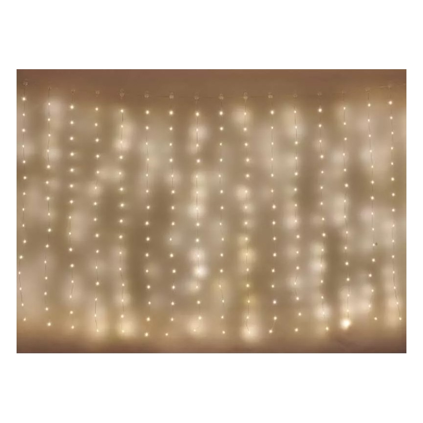 LED Kerst Lichtketting voor Buiten 240xLED/8 functies 6,7 m IP44 warm wit