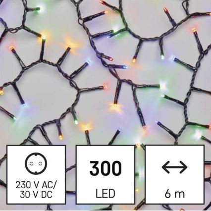 LED Kerst Lichtketting voor Buiten 300xLED/11m IP44 meerdere kleuren