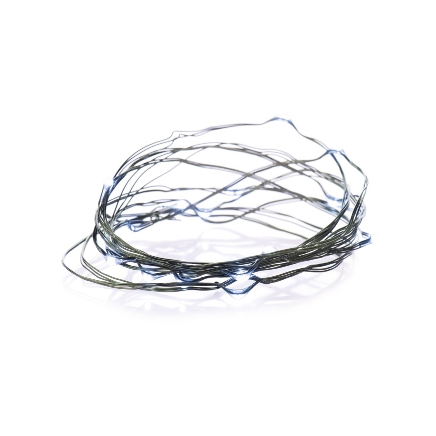 LED Kerst Lichtketting voor Buiten 40xLED 9m IP44 koud wit