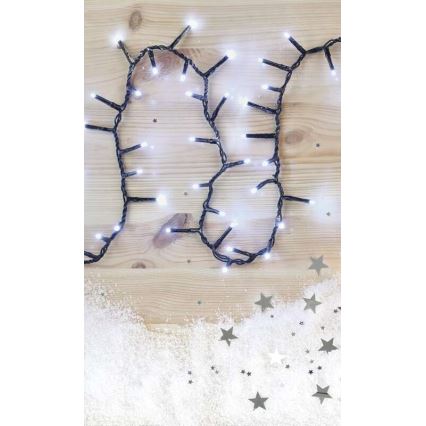 LED Kerst Lichtketting voor Buiten 600xLED/17m IP44 koud wit