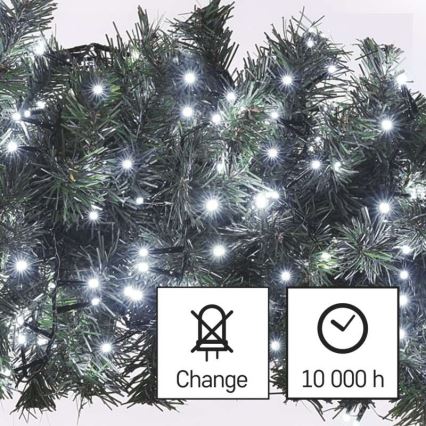 LED Kerst Lichtketting voor Buiten 600xLED/17m IP44 koud wit