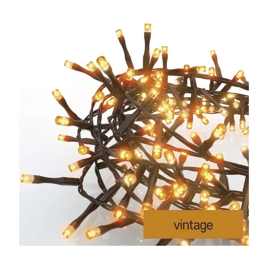 LED Kerst Lichtketting voor Buiten 600xLED/17m IP44 vintage