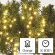 LED Kerst Lichtketting voor Buiten 600xLED/17m IP44 warm wit