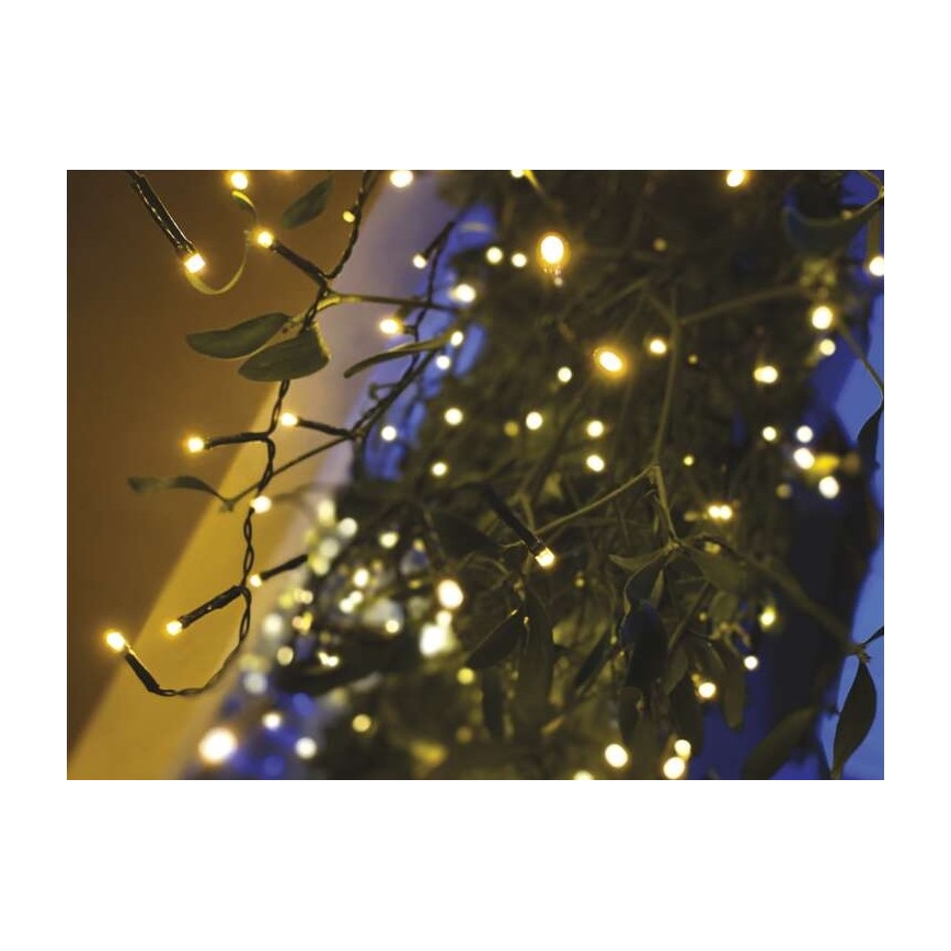 LED Kerst Lichtketting voor Buiten 600xLED/8 modi 15m IP44 warm wit