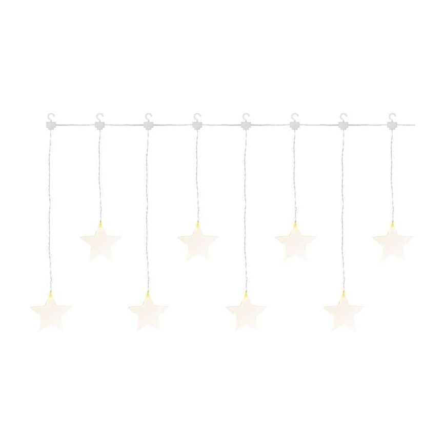 LED Kerst Lichtketting voor Buiten 8xLED/5,84m IP44 sterren