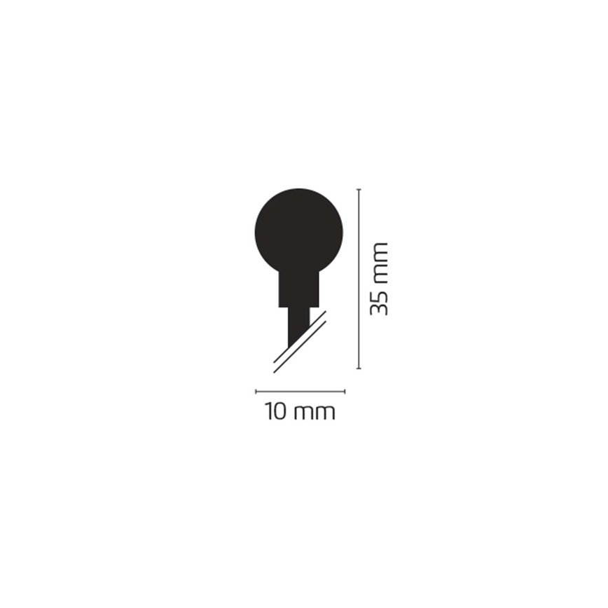 LED Kerst Lichtketting voor Buiten CHAIN 80xLED 13m IP44 warm wit