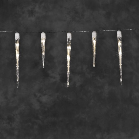 LED Kerst Lichtketting voor Buiten ICICLE 16xLED 13,75m IP44 warm wit
