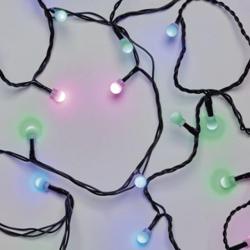 LED Kerst Lichtketting voor Buiten TIMER 40xLED 9m IP44 meerdere kleuren
