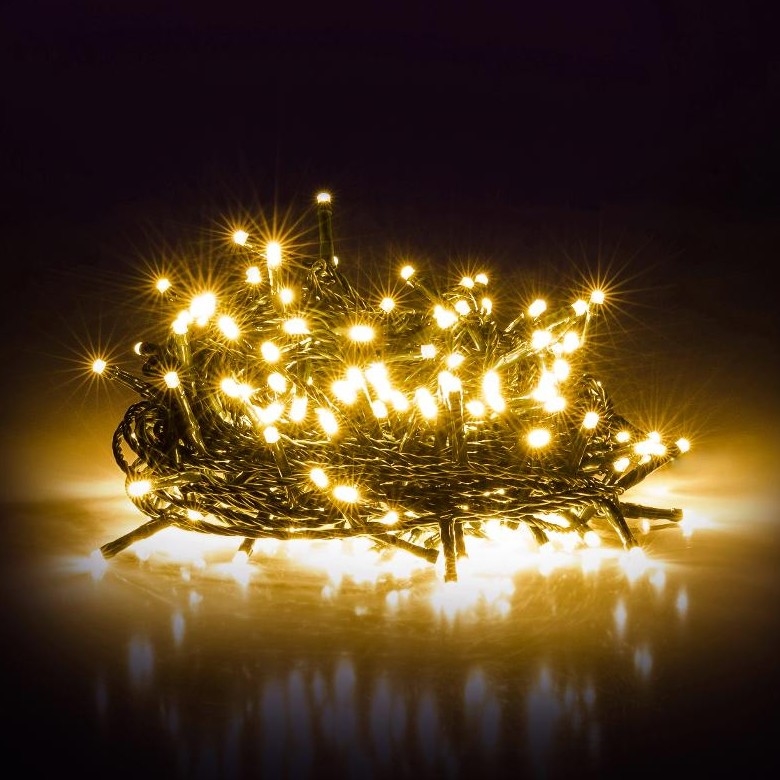 LED Kerst lichtsnoer voor buiten 1000xLED 105m warm wit IP44