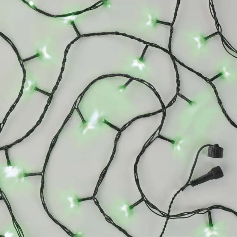 LED Kerst lichtsnoer voor buiten 100xLED/10m IP44 groen