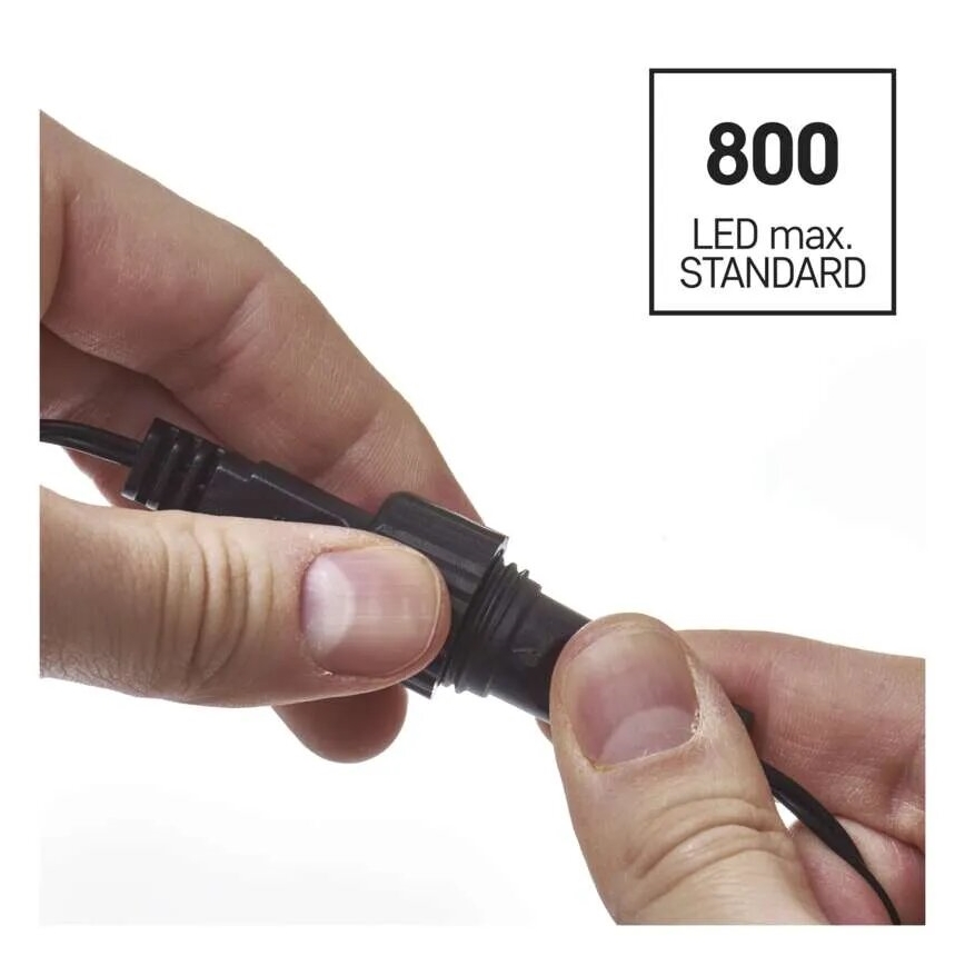 LED Kerst lichtsnoer voor buiten 100xLED/10m IP44 groen