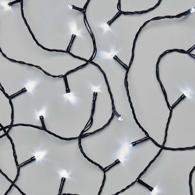 LED Kerst lichtsnoer voor buiten 100xLED/10m IP44 koud wit