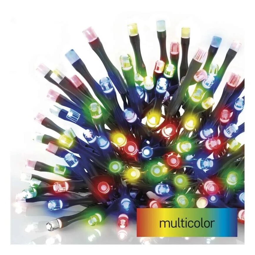 LED Kerst lichtsnoer voor buiten 100xLED/10m IP44 Meerdere kleuren
