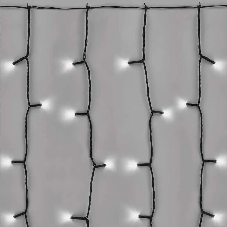 LED Kerst lichtsnoer voor buiten 100xLED/1x2m IP44 koud wit