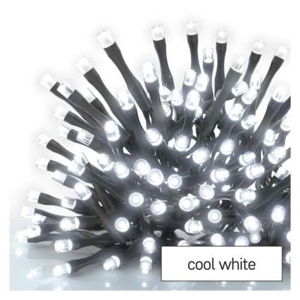 LED Kerst lichtsnoer voor buiten 100xLED/1x2m IP44 koud wit