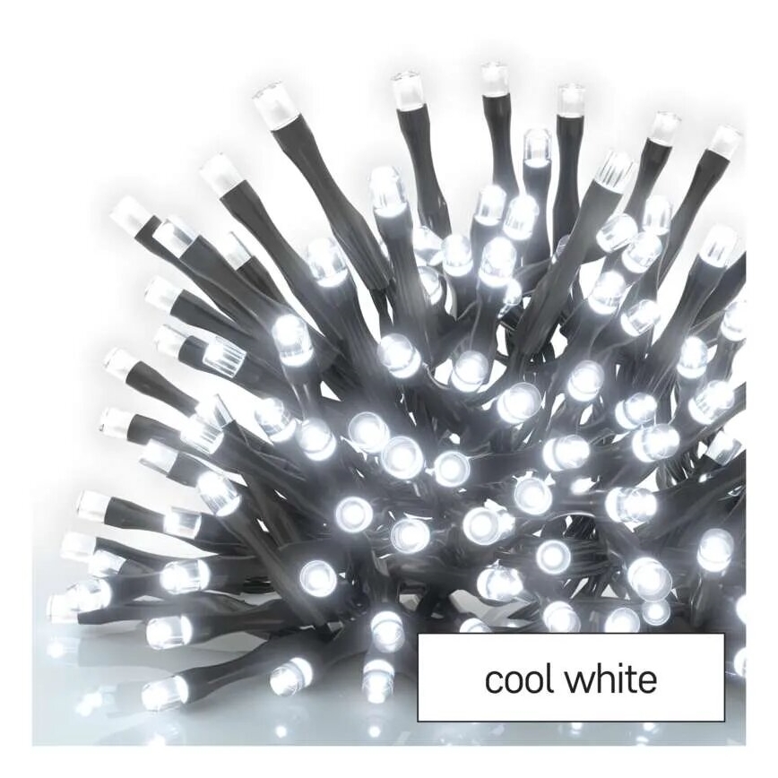 LED Kerst lichtsnoer voor buiten 100xLED/1x2m IP44 koud wit