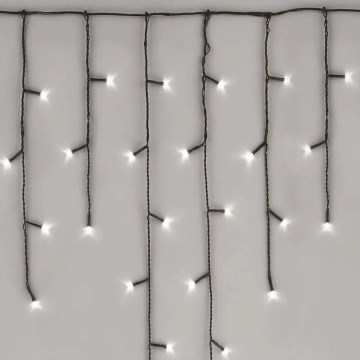 LED Kerst lichtsnoer voor buiten 100xLED/2,5x0,9m IP44 koud wit