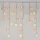 LED Kerst lichtsnoer voor buiten 100xLED/2,5x0,9m IP44 rood/vintage