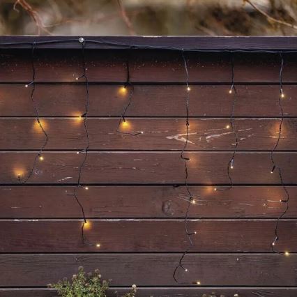 LED Kerst lichtsnoer voor buiten 100xLED/2,5x0,9m IP44 warm wit