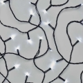 LED Kerst lichtsnoer voor buiten 120xLED/3xAA 8,9m IP44 koud wit