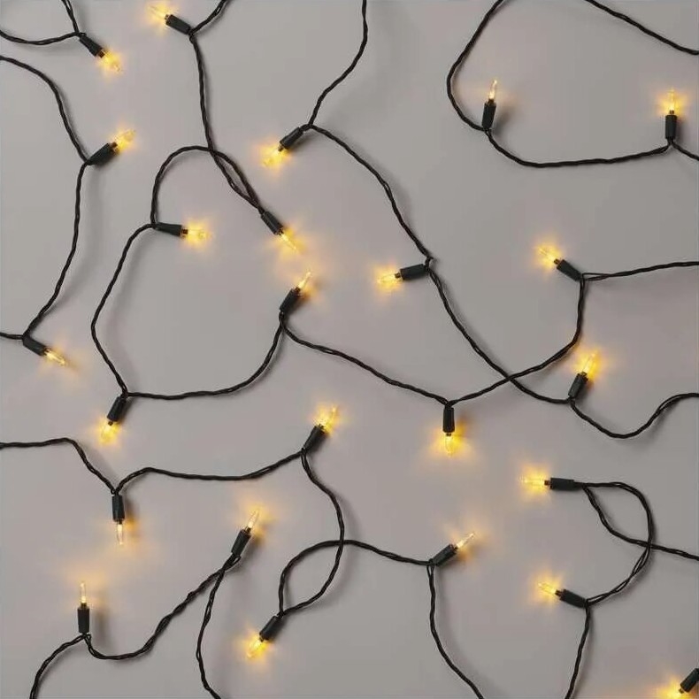 LED Kerst lichtsnoer voor buiten 150xLED/27,35m IP44 vintage