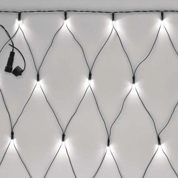 LED Kerst lichtsnoer voor buiten 160xLED/2x1,5m IP44 koud wit